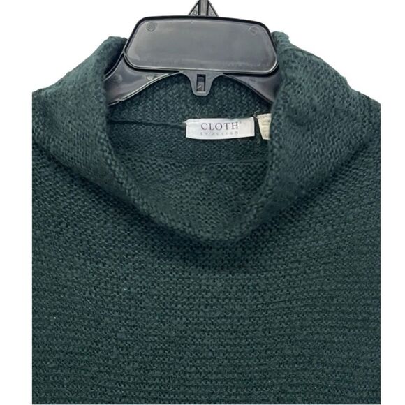 Cloth By Design | Sweater Dress Women’s Size S Oversized Green Knit Long Sleeve - Picture 3 of 8